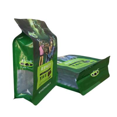 Flat bottom stand up food grade packing bags