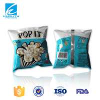 Custom printed aluminum foil popcorn snack  packing bag or roll stock