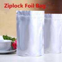 Flexible 2.5mil thickness plastic bag packaging ziplock biodegradable material paper aluminium foil bag