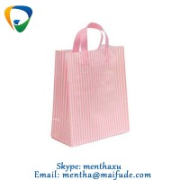 Food Grade Custom Design pink reusable foldable pretty shopping bags